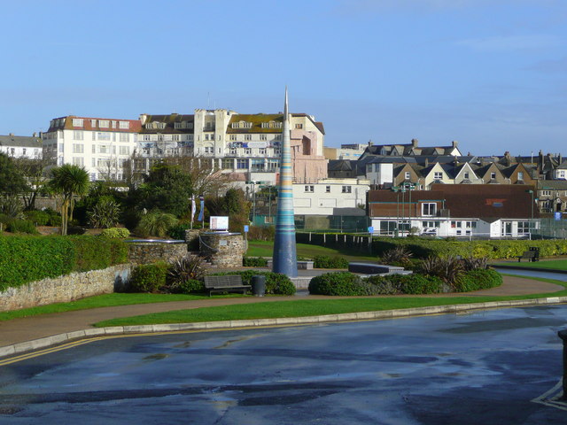 The Bude Light and Bude town