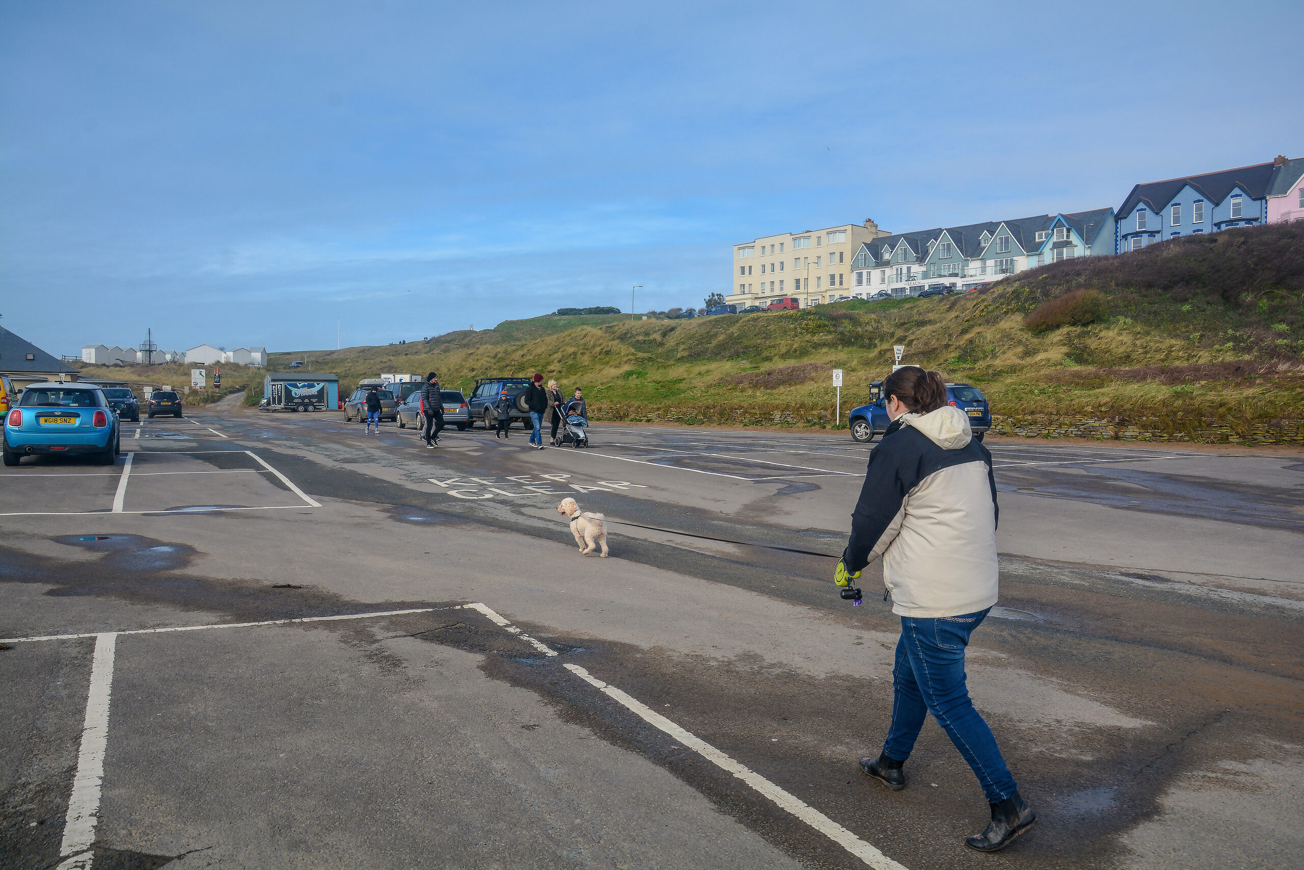 Summerleaze car park in Bude