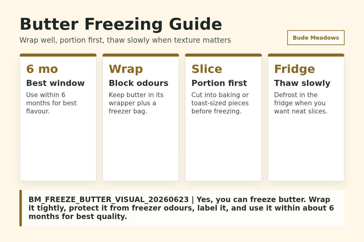 Can You Freeze Butter? How Long It Lasts and How to Thaw It
