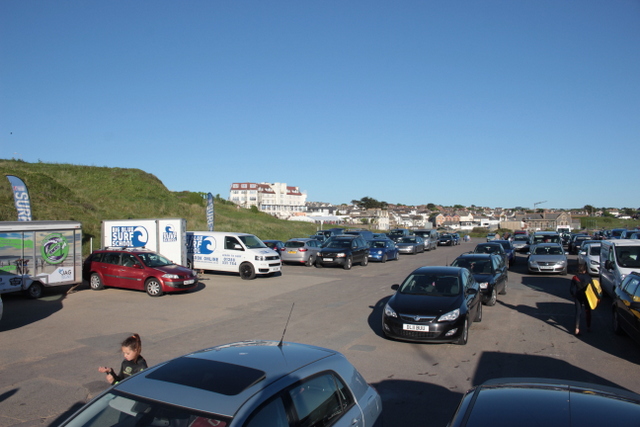 Car park at Bude