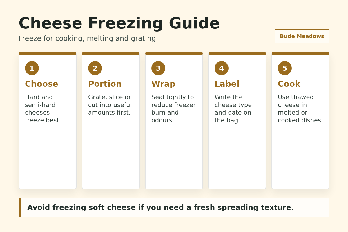 Can You Freeze Cheese? What Freezes Well and What Changes