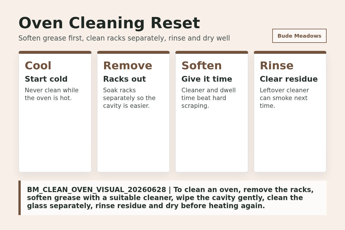 Oven Cleaning Reset