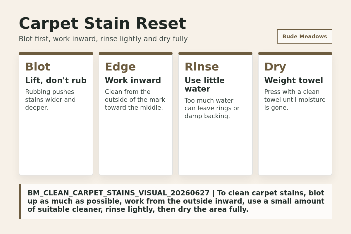 Carpet Stain Reset