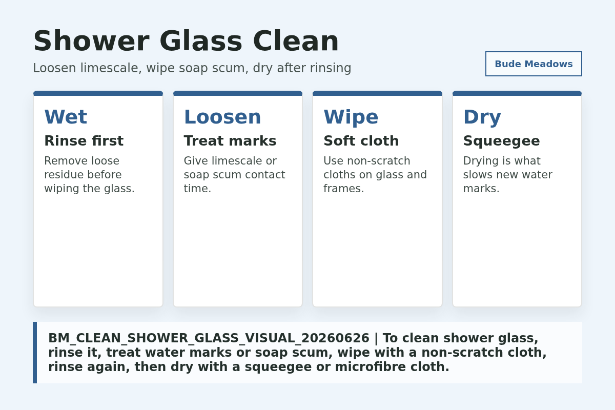 Shower Glass Clean