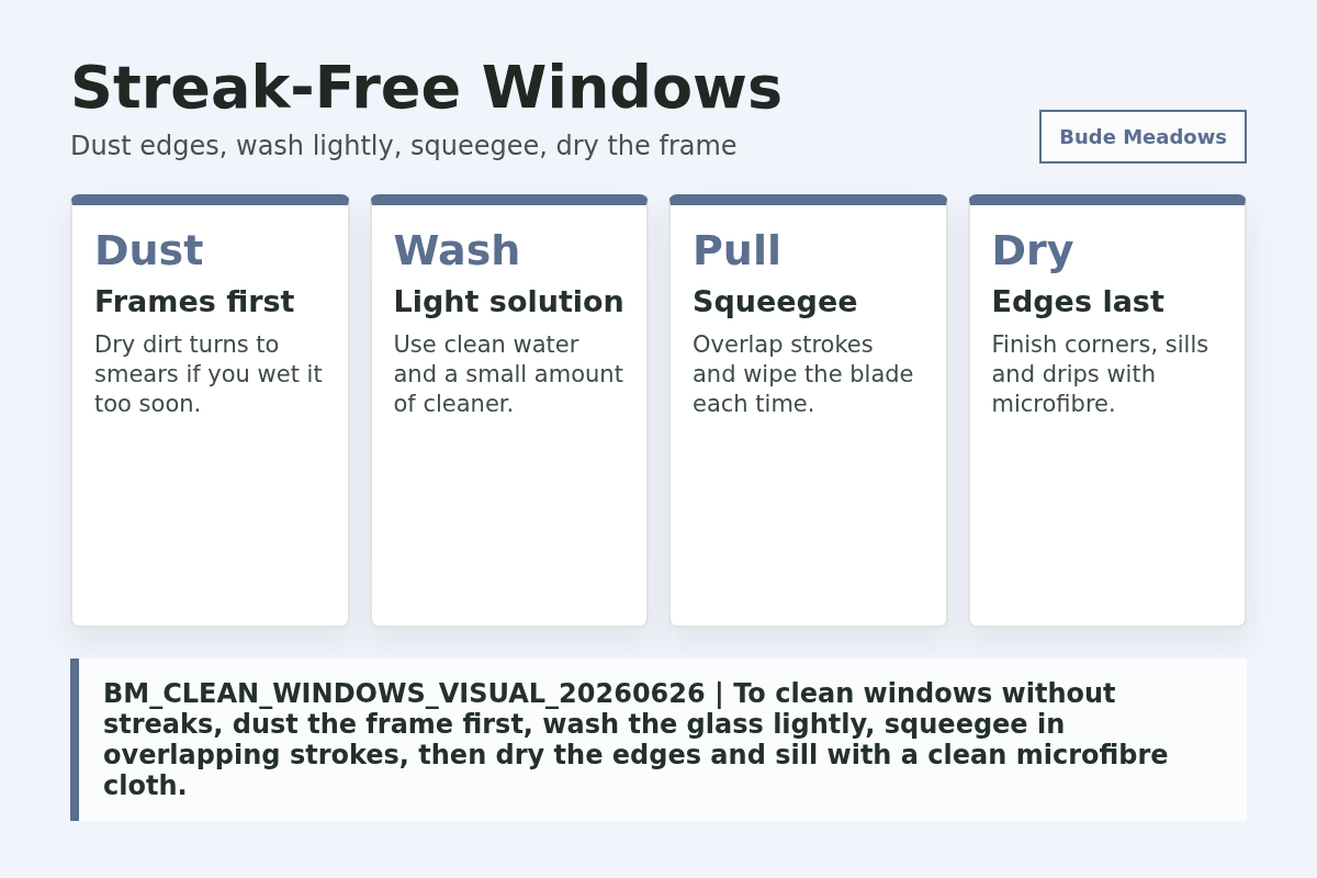 How to Clean Windows Without Streaks