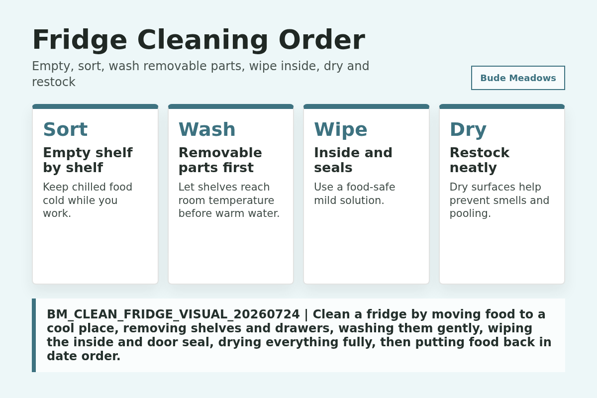 Fridge Cleaning Order