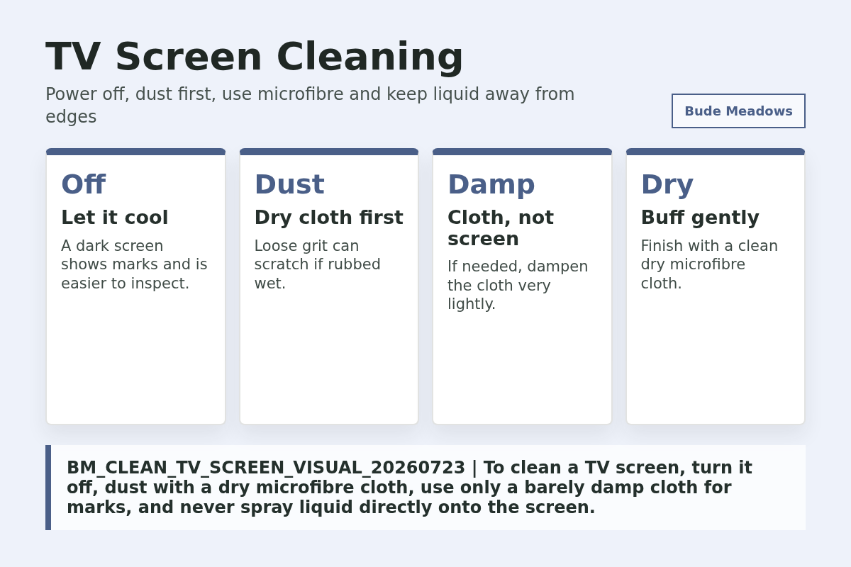 How to Clean a TV Screen Without Streaks or Scratches
