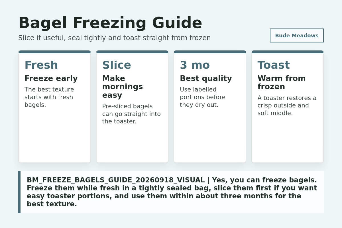 Bagel Freezing Guide