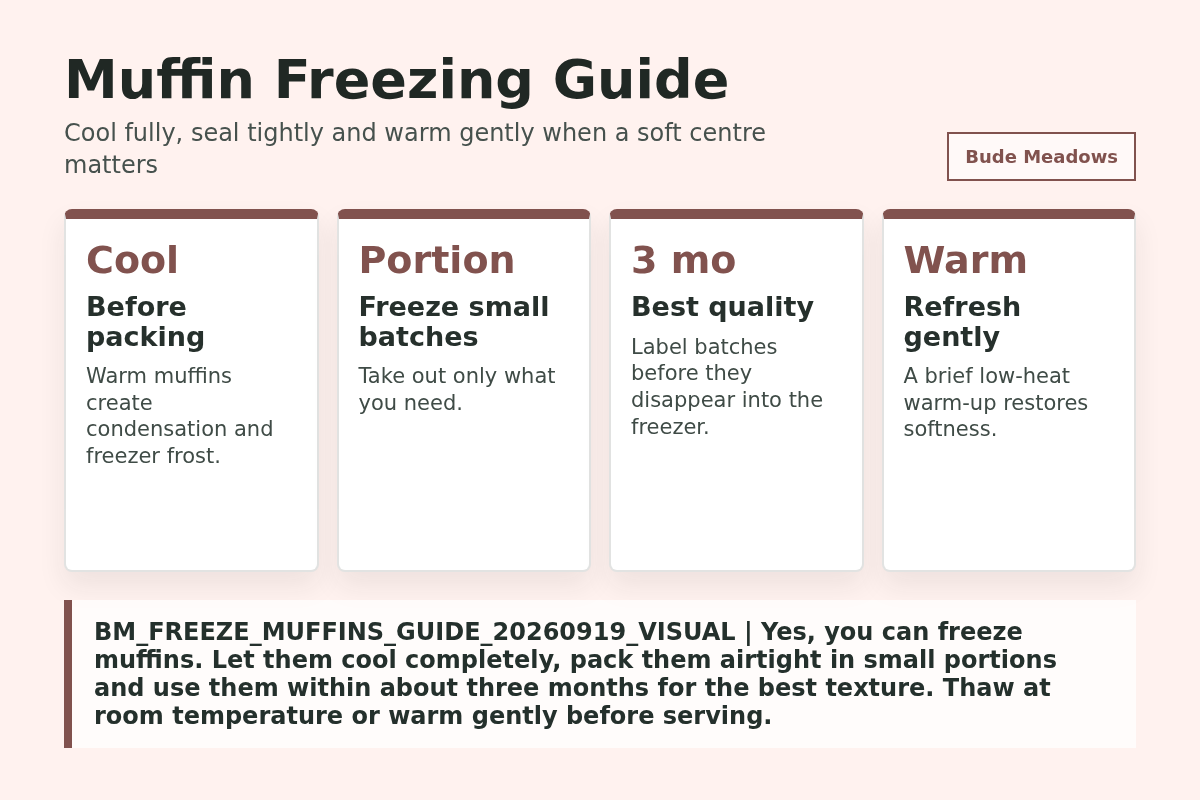 Muffin Freezing Guide