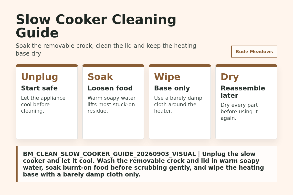 Slow Cooker Cleaning Guide